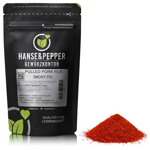 1kg Pulled Pork Rub Gewürz Marinade BBQ Beef Qualität Piggy Ribs - Premium Serie