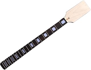 Paddle Head unfinished Maple Guitar Neck 22 Fret 30 inch Rosewood Fretboard Bolt on heel