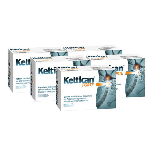 Keltican Forte Cápsulas 200 unidades, apoya la regeneración de los nervios periféricos