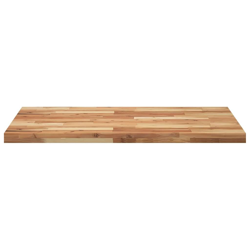 vidaXL Dessus de Bureau Fini à l'huile 100x70x4cm Bois d'acacia Massif, Plan de Travail de Cuisine, Plan de Travail de Remplacement de Cuisine, Dessus de Bureau en Bois