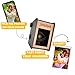 Jollylook Eye – Smartphone Instant Photo Printer | Vintage Style, Eco-Friendly, No Battery Needed, Compatible with Instax Mini Film (Not Included) | Portable & Retro Printer for Fun Analog Memories
