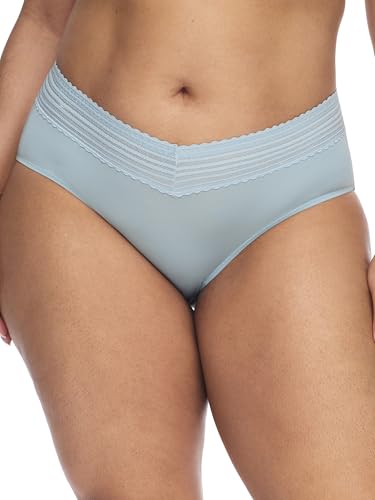 Image of Warner's womens No Pinching No Problems Dig-free Comfort Waist With Lace Microfiber Hipster 5609j