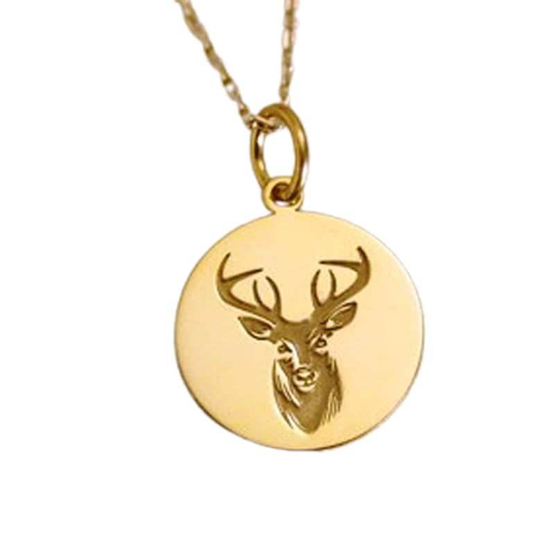 Collier cerf en argent le cadeau mémorable fait main pour célébrer vos proches