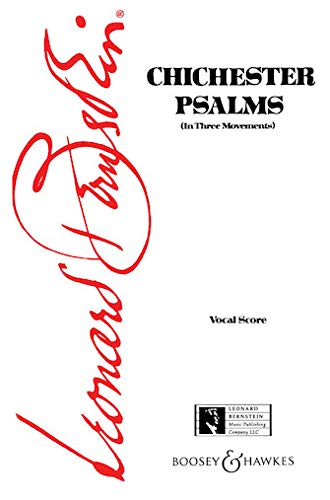 Chichester Psalms (In Three Movements) vocal score B0012HAEYC Book Cover