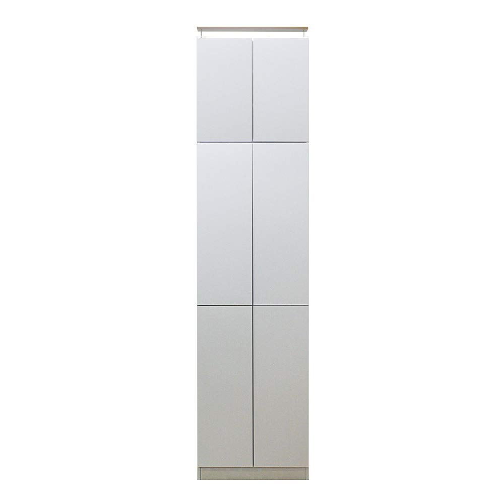 Amazon｜突っ張り壁面ラック 【扉】 (幅60cm・奥行22cm) (ホワイト