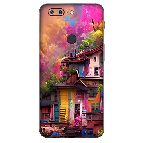 Image of Mobile Skin Sticker Compatible with OnePlus 5T Skin Not Back Cover, Camera & Back Protector Mobile Skin Wrap; KE-OnePlus 5T-120