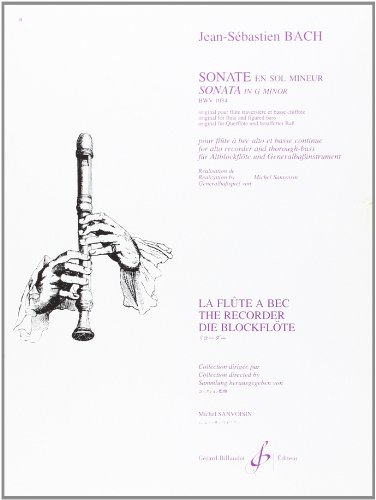 Sonate en Sol Mineur BWV 1034 Bach partition lisible sans reflets - 2