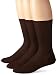 Calvin Klein Men's 3 Pack Non Binding Dress Socks,Brown,Sock Size:10-13/Shoe size:7-12