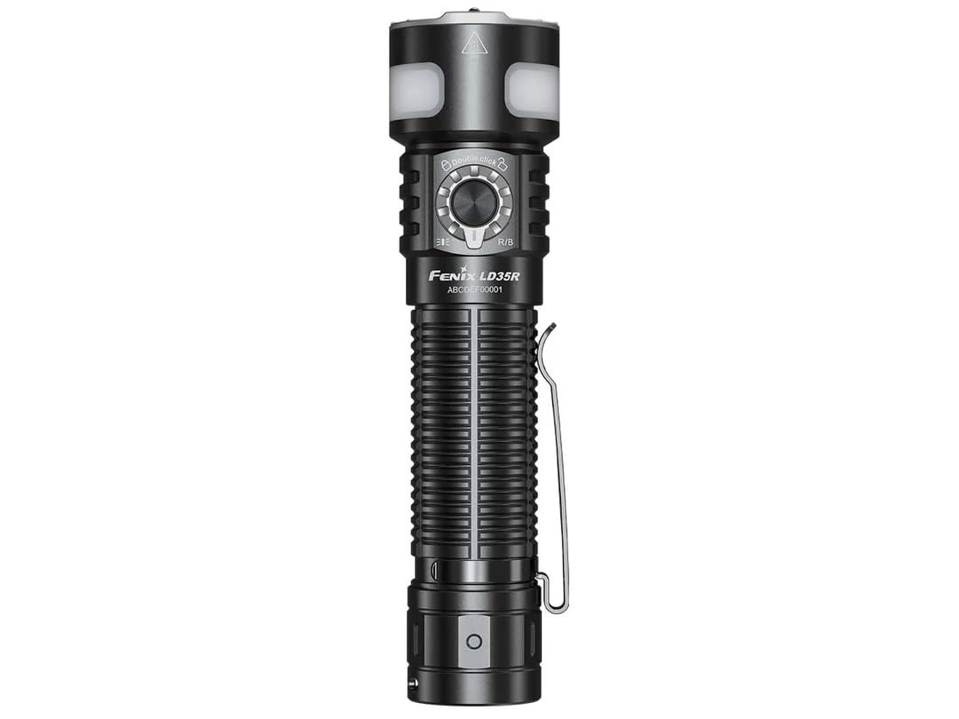 FENIX HM65R-T V2.0 lampa czołowa do biegania, 1600 lumenów, białe światło i ciepła biel, podwójne wiązki, lekki, długi czas pracy do biegania w terenie, ładowanie USB, z wtyczką ścienną (czarna)