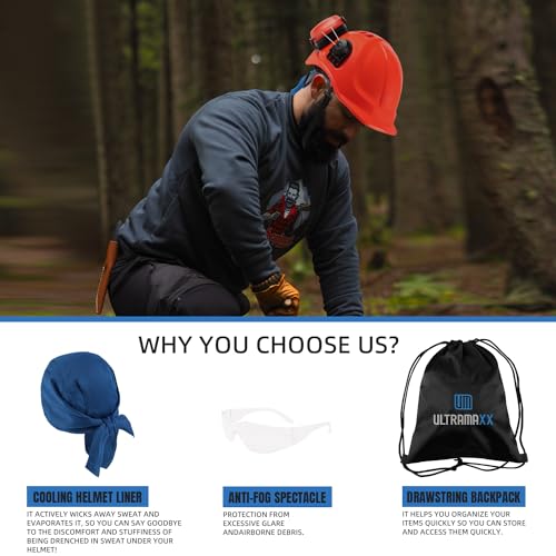 UM ULTRAMAXX 6-in-1 Chainsaw Helmet