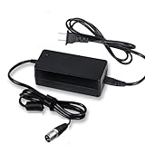 eeTao AC/DC Adapter Charger Compatible with Zinger Model ZR-10.1 ZR-101 ZR101 HP1202L3(2A) HP1202L3 2A HP1202L32A 36V 10.5Ah Li-ion Battery Pack Chair Travel Electric Scooter Wheelchair Power Supply