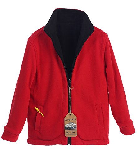 Gioberti Boys' Zip Up Reversible Polar Fleece Heavy Jacket3