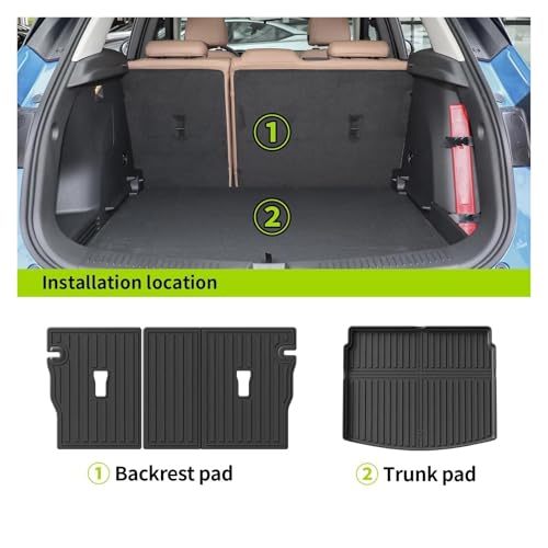 Tapis coffre Buick Encore GX protège contre saleté et rayures 3D