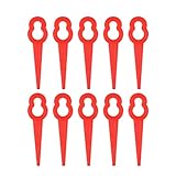 Rasenmäher Ersatzteil TOPBATHY 50 Stück Kunststoff-Grasschneider Klingen Akku-Grasschneider Rand Rasenmäher Ersatzteil