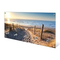 Banjado® Wandgarderobe Aus Echtglas/Design Garderobe 80x40x6