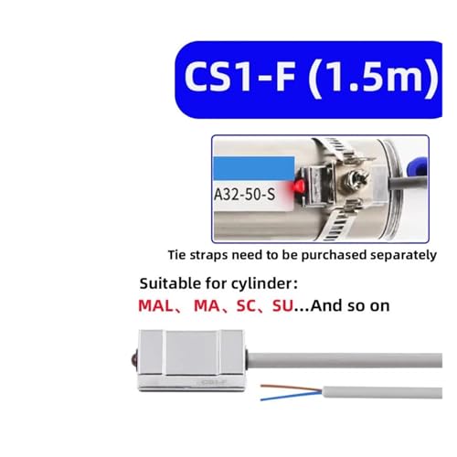 Interruptor de láminas CS1-G sensor de proximidad magnético para automatización CS1-F 2