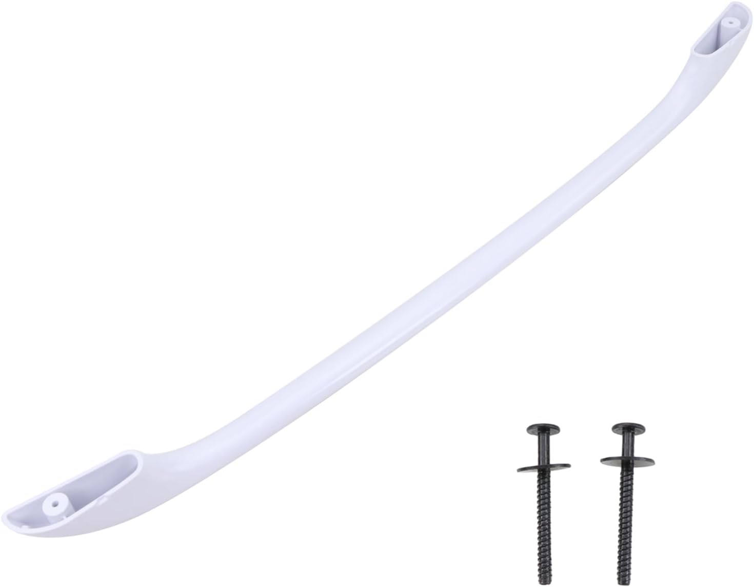 upgraded 316443601 oven door handle compatible with kenmore electrolux frigidaire electric range oven stove, includes 2 pack 316433300 oven handle screws white