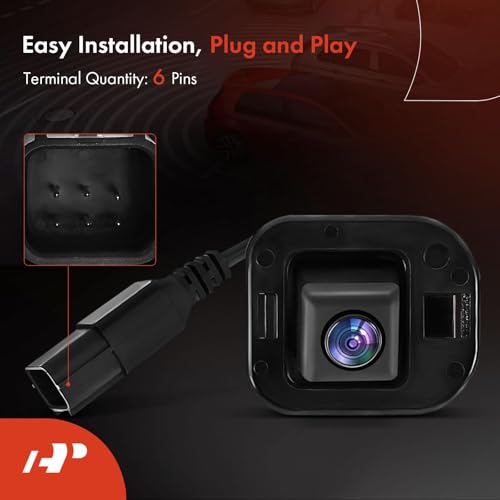 Image of A-Premium Rear View Backup Camera Compatible with Nissan | Parking Camera for 2013-2018 Sentra - Replace# 284423RA1A