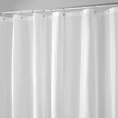 image for Interdesign iDesign Vinyl Shower Liner, PVC-Free Mildew Resistant Curt