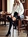NueiVeiuo Ladies Boots Thigh High Platform Panelled Over the Knee Boots Chunky Heel Side Zipper Black-Mosha Size 39