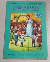 Nursery School & Kindergarden (Kindergarten) Finger Games with Sheet Music B003L80RYW Book Cover