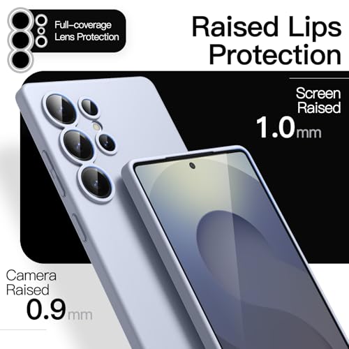 Image of JETech Slim Cover Case for Samsung Galaxy S25 Ultra 5G with Camera Lens Full Protection, Ultra-Thin Lightweight Matte Finish Minimalist Protective Phone Cover (Titanium Silverblue)