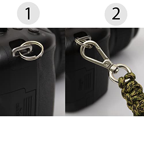 Image of Paracord Wrist | Camera Strap for Robust Hand Grip To Hold All DSLR Camera | Heavy gear | Binocular -Alloy camera strap