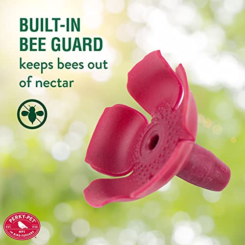 Perky-Pet 91CF Replacement Pink Hollyhock Flower Ports & Perches-6 Pk - Image 6