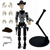 Genérico Dummy 13 Jean hors la loi XL – Figurine articulée de 30 cm Tintan 13, figurine à collectionner style ouest, édition spéciale XL au double de la taille que les Dummys traditionnels
