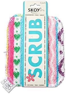 Skoy Scrubs Kitchen and Home Scrub Towels - Reusable - Eco Friendly Product - Dishwasher Safe - Set of 2 - Many Colors - Various Designs