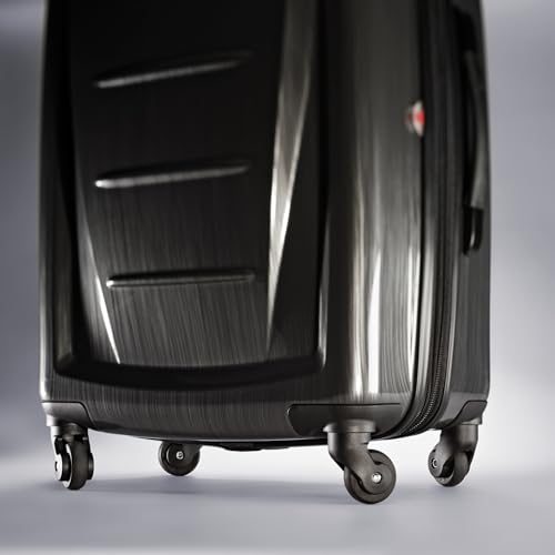 Image of Samsonite Polycarbonate 23 inches Hard Luggage Suitcase (56844 Grey, Charcoal)