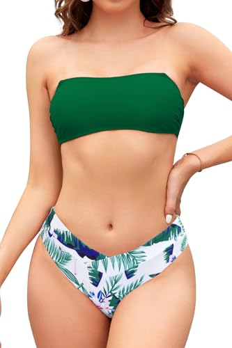 Maillot de bain deux pièces ajustable pour un bronzage sans marques aux épaules
