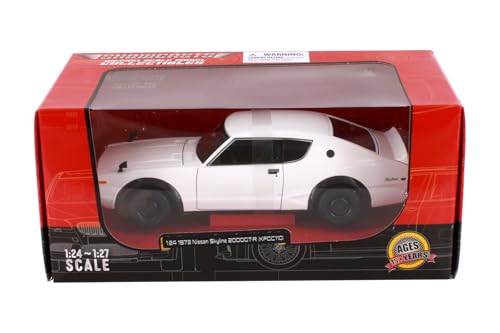 Modelo a escala 1:24 Skyline 2000 GT-R KPGC110 blanco miniatura 6