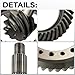 WildGear Differential Ring and Pinion Fit For Jeep Wrangler JK (3.6L/3.8L) 2007-2018# Jeep Wrangler JK (3.6L/3.8L) 2007-2018# 170107-A04300;D44REAR-488JK