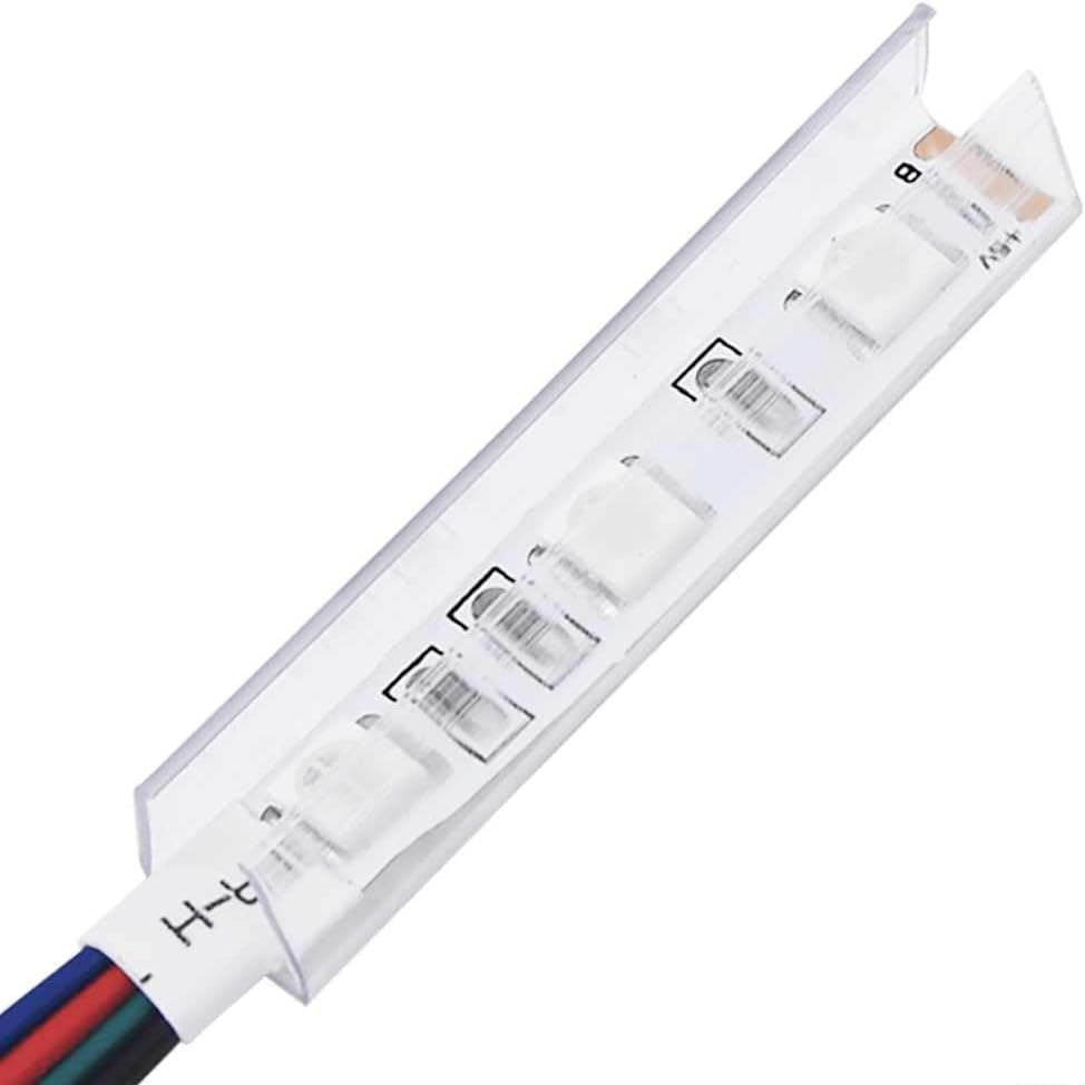 Close-up of the LED light strip component for the vidaXL Sideboard.