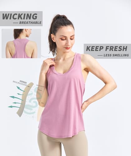 SHEEP RUN Merino Wool Camisole Racerback Tank Top Yoga Shirt Wicking Breathable Light-Weight Shirt2