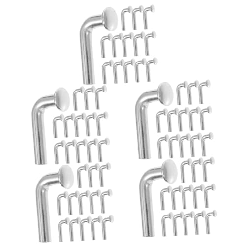 MUCKLILY 175pcs Heavy-Duty Pallet Rack Safety Pin Shaped Drop for Warehouse Storage Easy Installation Wear-Resistant Accessories for Racking Systems