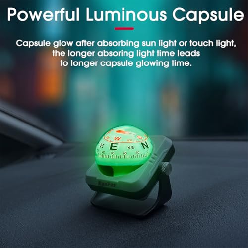 KanPas V-39-L Dashboard Ball Compass
