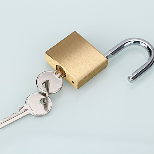 Abra Fox NO Abrafox Solid Brass Same Keyed Padlock Keyed Alike Locks (1-9/16 Inch 40Mm-12Pack thumb #1