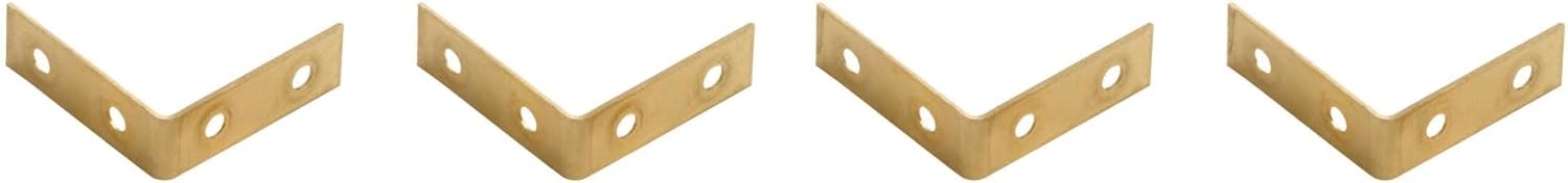 NATIONAL/SPECTRUM BRANDS HHI N213-397 1-1/2 x 5/8-Inch Bracket, 4-Pack