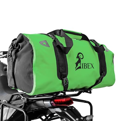 ZIEGER Ponte bagagli compatibile con Yamaha XT 660 Z Ténéré nero con Schnorr DuffleBag verde Yamaha XT 660 Z Ténéré dal 2007 al 2016 verde