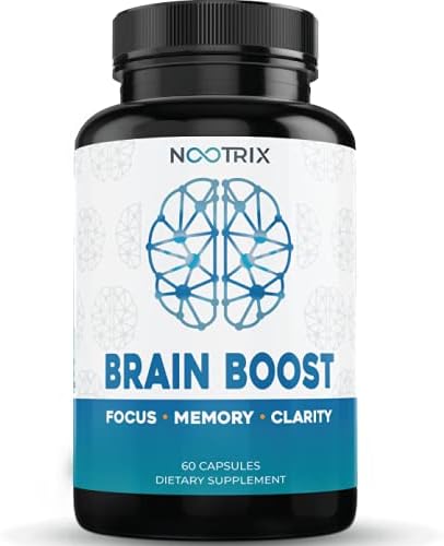 10 Best Natural Nootropics to Power Your Brain 9 Brain Boost by Nootrix - 60 Capsules