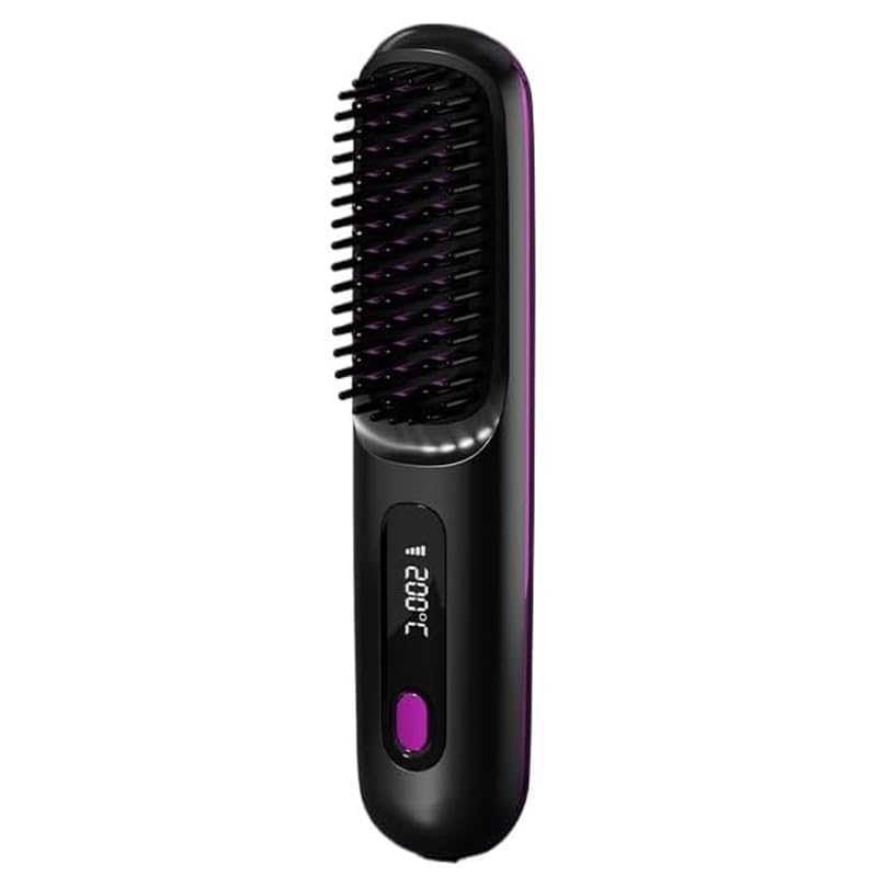 Cepillo Suavelia para cabello corto negro para el peinado diario de precisión