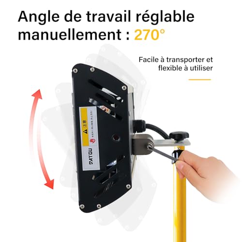Lampe de durcissement ondes courtes 220V à séchage rapide