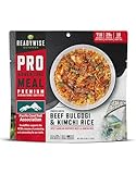 ReadyWise Outdoor Pro Adventure Meal - Beef Bulgogi & Kimchi Rice, 2 Servings, 1 Pouch, 710 Calories, 28g Protein, Freeze Dried Food & Dehydrated Backpacking Camping Meals, up to 5 Year Shelf Life