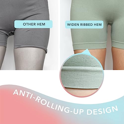 Evercute Women's Butt Lifting Shorts Pack Workout Sets Booty Shorts High Waist Gym Shorts Seamless Exercise Fitness Yoga3