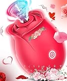Rose Toy Nipple Corrector Suction, Silicone Rose Suckers Nipple Vibratoer Women Pressure Sucking, Rose Viboatorr Inverted Flat Shy Nipples for Women Breastfeeding, Couples Game Rose Gifts821235