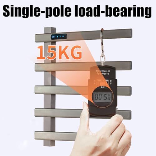 Toallero calefactable de pared de acero inoxidable premium para mantas 4