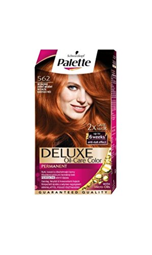 schwarzkopf palette hair color - Palette Deluxe 562 Intensive Shiny Copper Permanent Hair Color