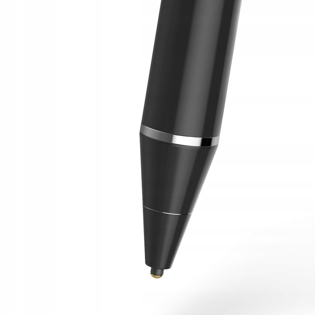 Hama Stift für Tablet (Eingabestift, aktiv, ultrafein, für Android/iOs, Handy Stift, Tablet Stift, aufladbar, für kapazitiven Touch Display, iPad kompatibler Stift, Touchpen, Pen, mit Clip) schwarz